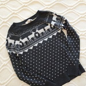 LOFT Sweater Women's Small Deer